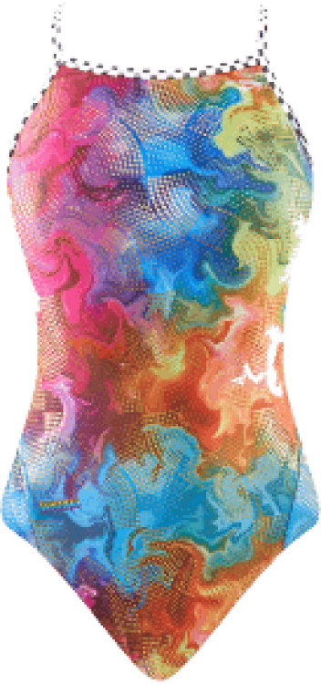 Купальник слитный The Finals Dancing Queen Foil Wingback
